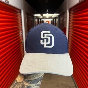 San Diego Padres New Era Strapback Hat Navy MLB